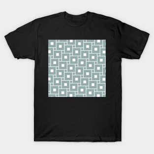 toned square with centre square pattern - background T-Shirt